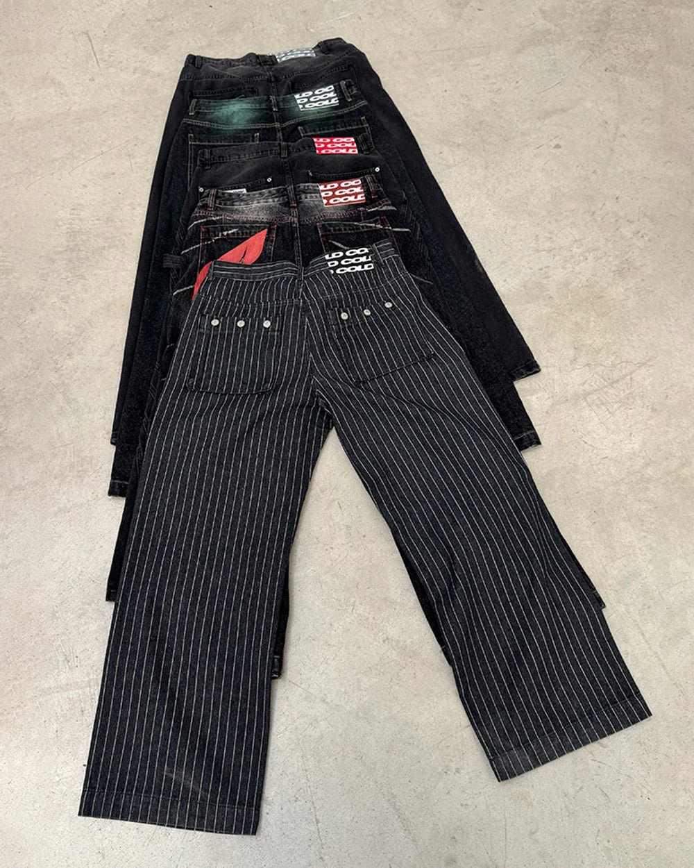 CASINO PANTS BLACK DENIM