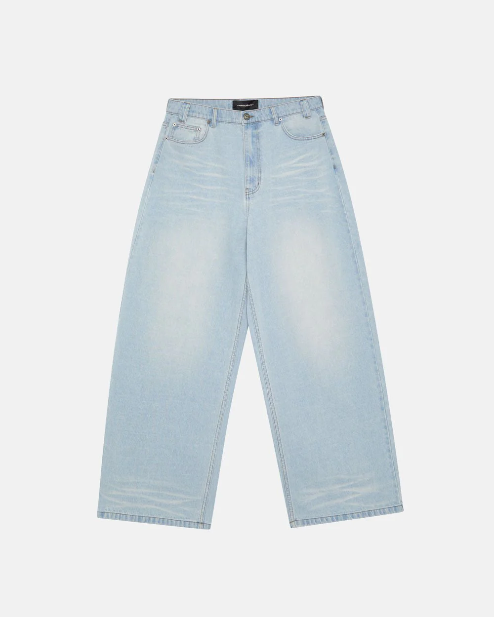 KISSES AND DOLLARS PANTS BLUE DENIM