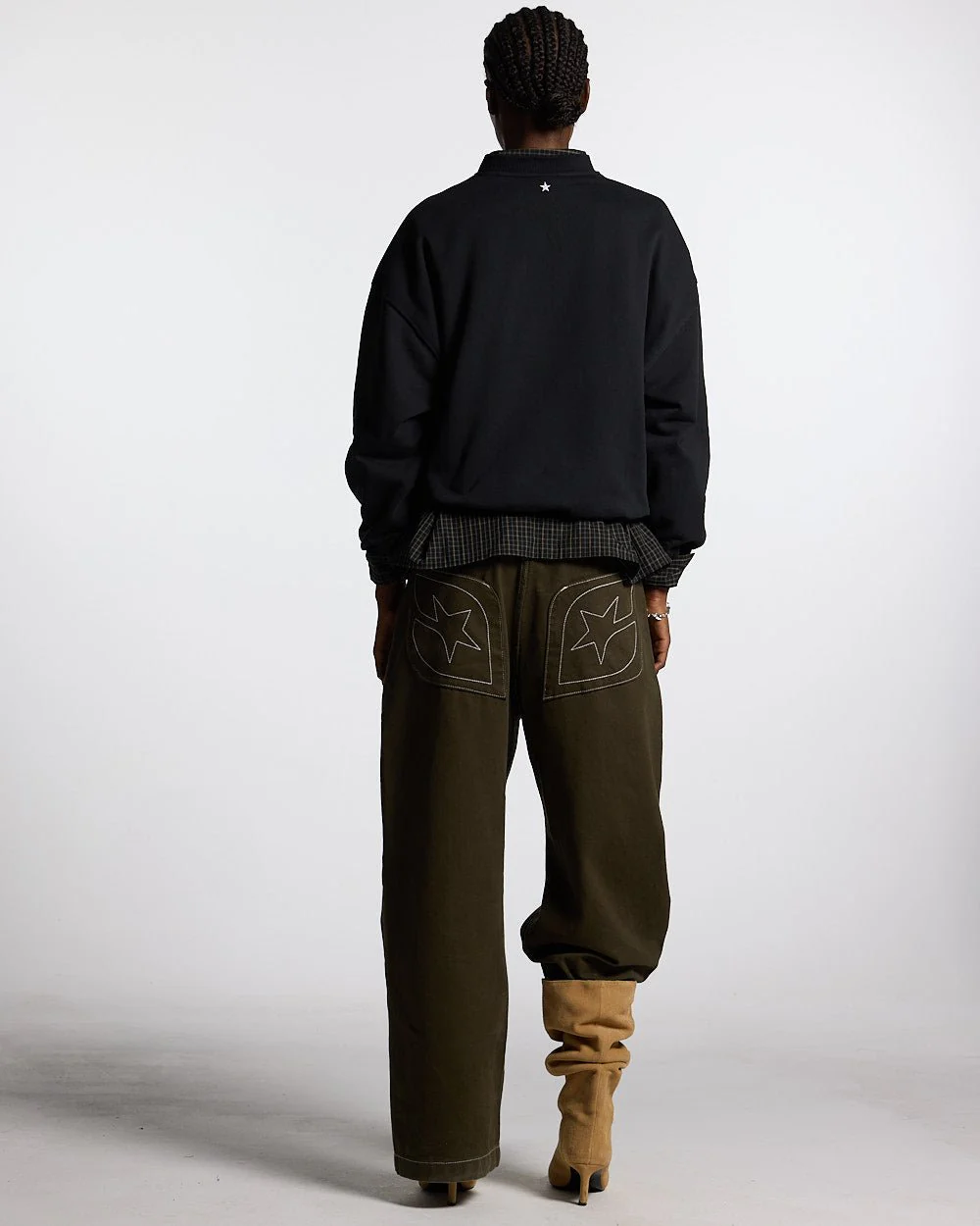 ZIP PANTS WOODPECKER GREEN