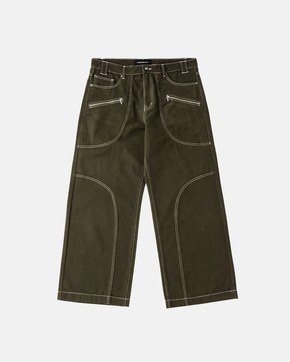 ZIP PANTS WOODPECKER GREEN