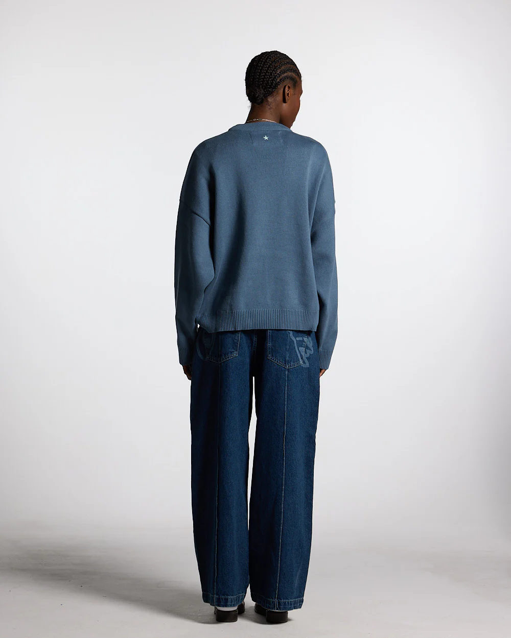 PINTUCK V2 PANTS BLUE DENIM