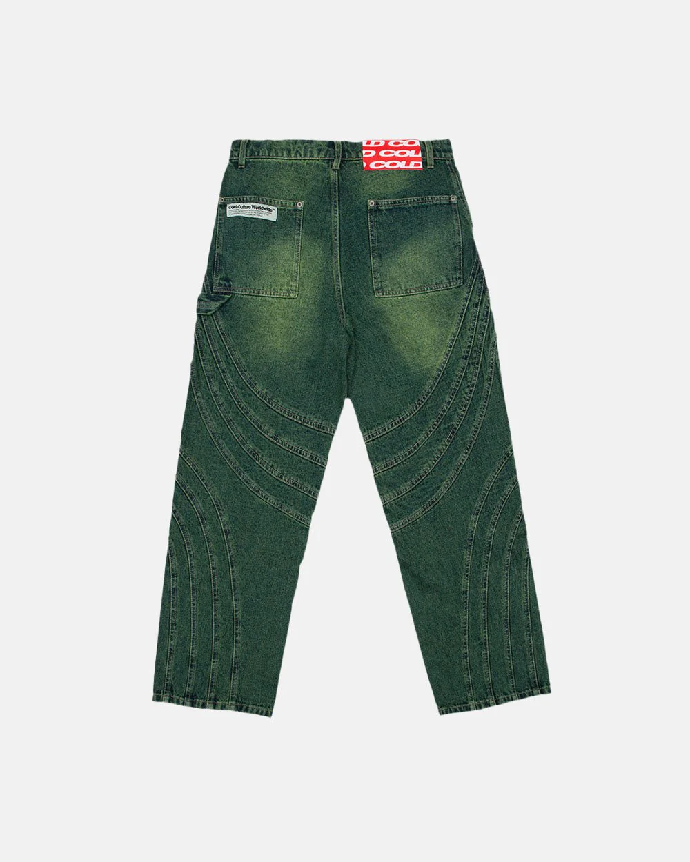 V1 MAZE PANTS GREEN DENIM