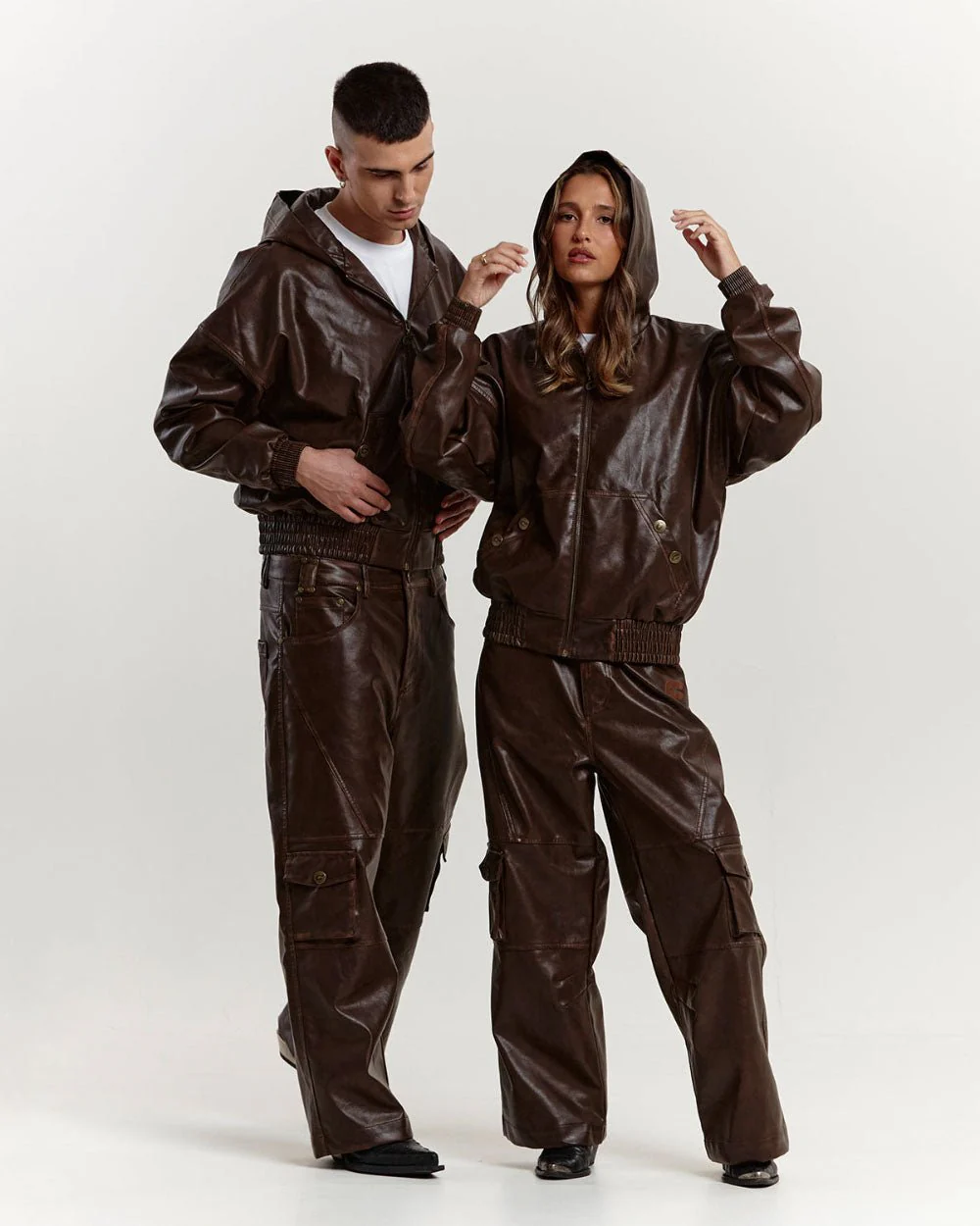 CARGO V2 PANTS BROWN LEATHER