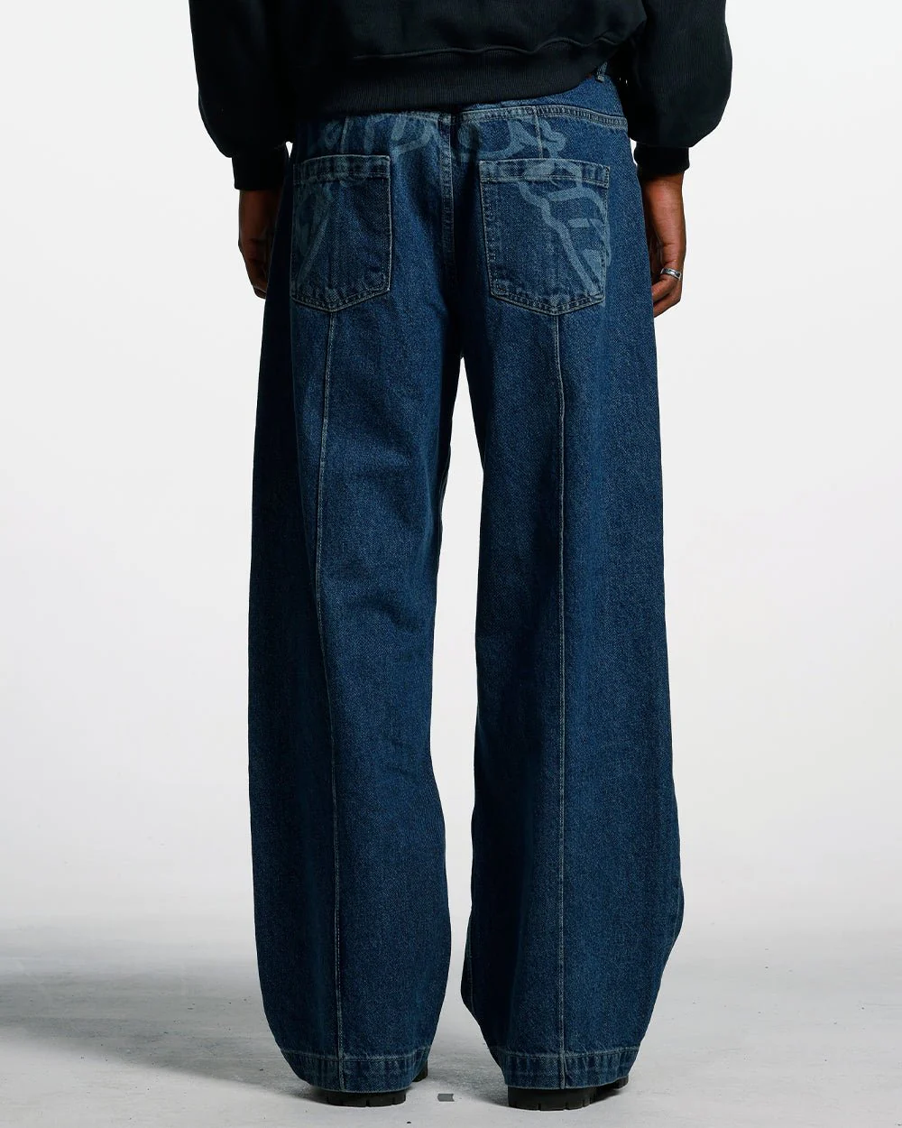 PINTUCK V2 PANTS BLUE DENIM