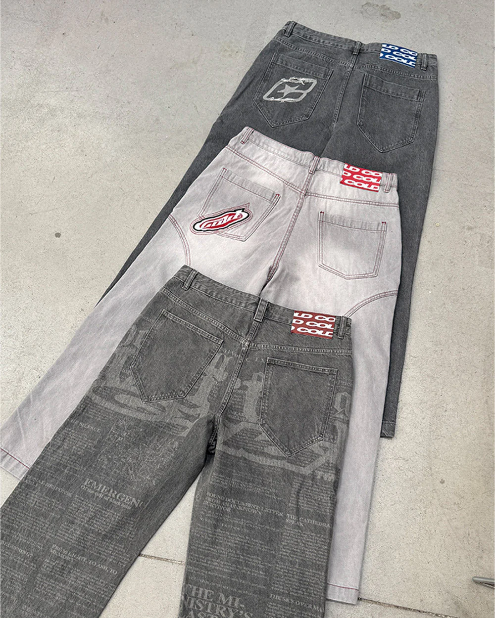 NEWSPAPER V2 PANTS  GREY