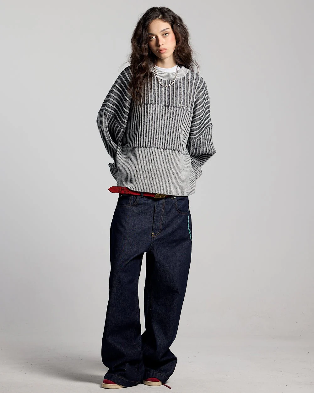 COLLEGE V3 PANTS RAW DENIM