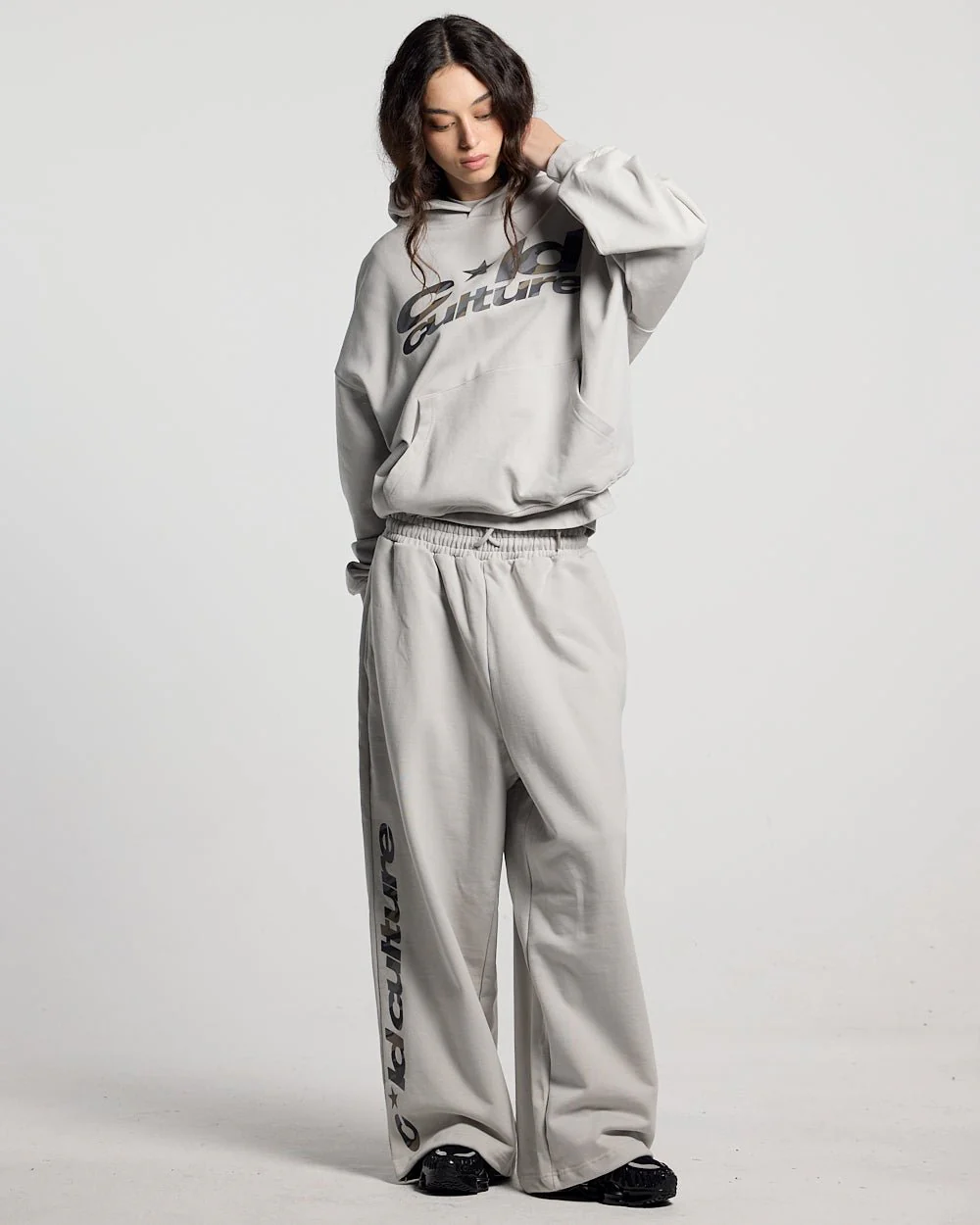 WILD CAMO SWEATPANTS LIGHT GREY