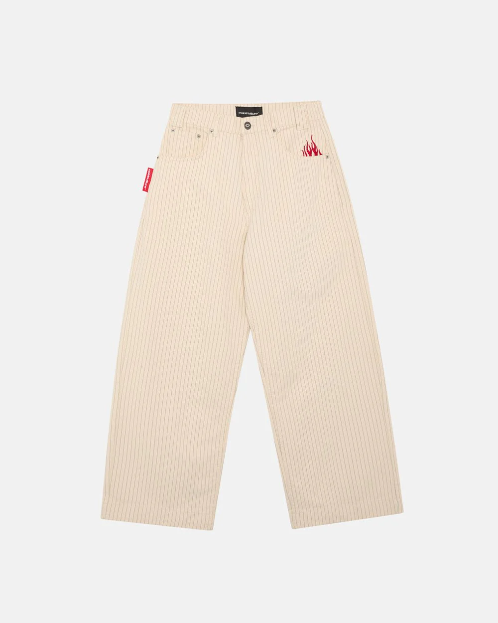 STRIPE FADE PANTS WHITE