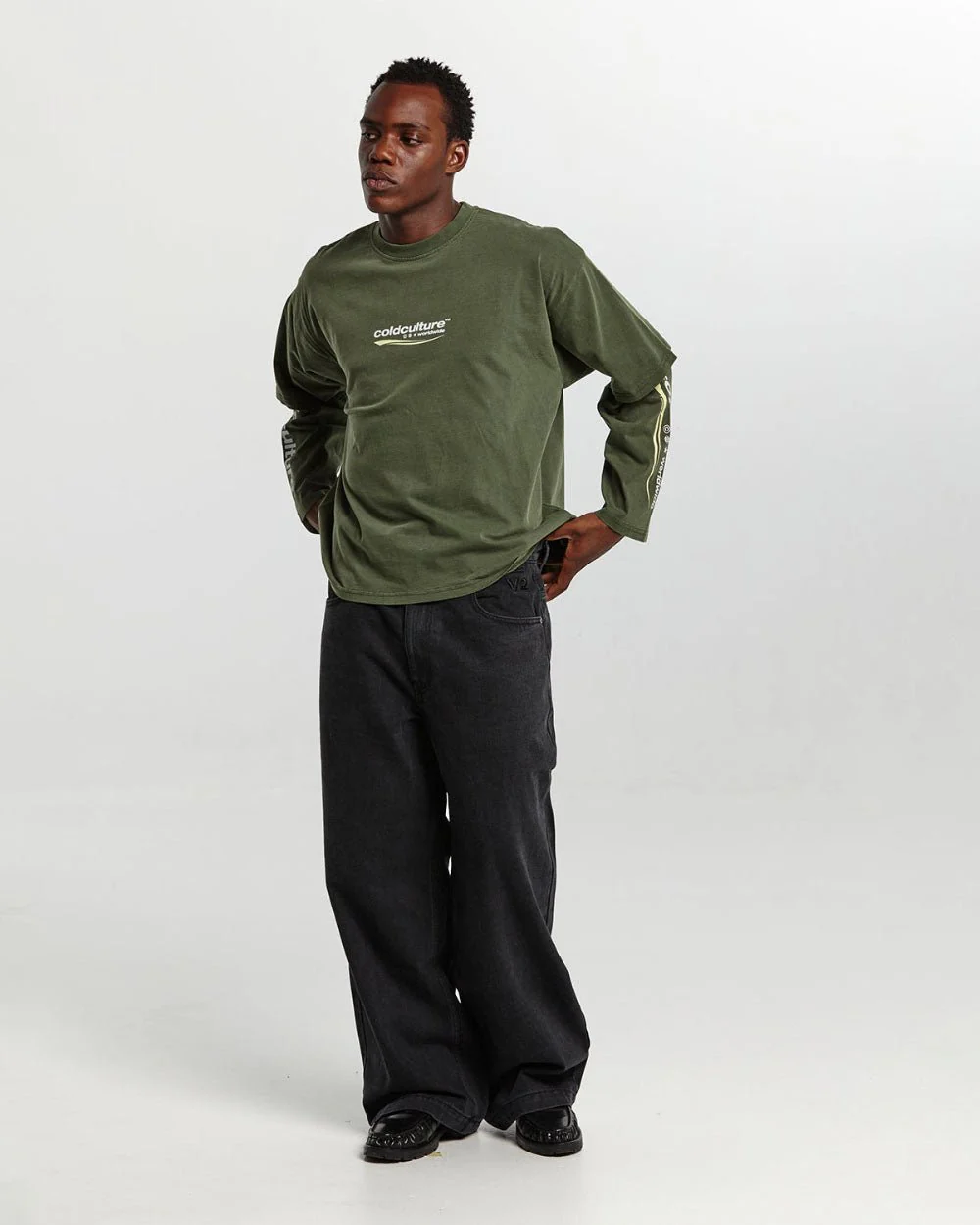 V2 PANTS BLACK DENIM