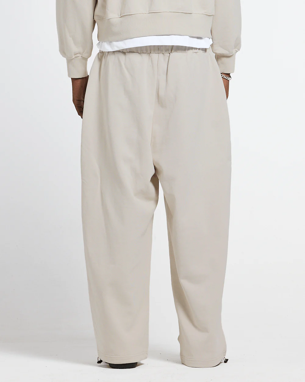 VARSITY PANTS IVORY GREY