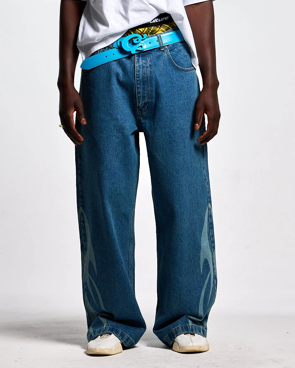 NEOTRIBAL PANTS LIGHT BLUE DENIM