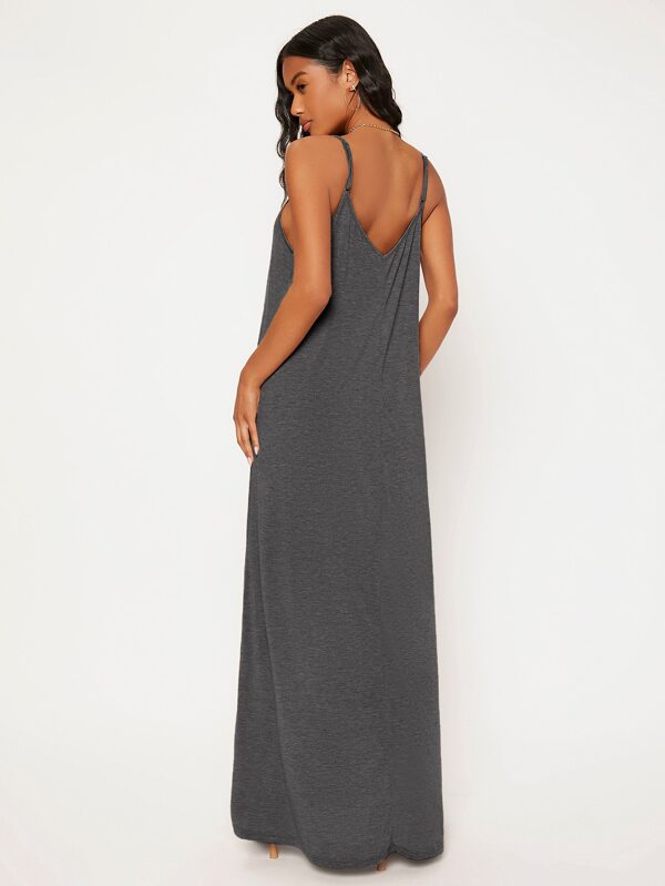 BASICS Pocket Side Solid Cami Dress