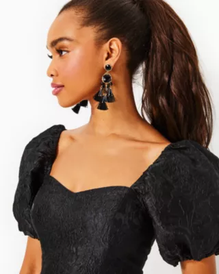 Morena Short-Sleeve Romper