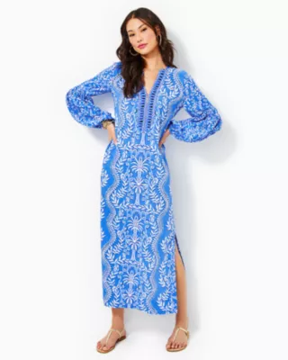 Laurelie Long Sleeve Maxi Caftan