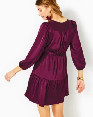 Deacon 3/4 Sleeve V-Neck Dress