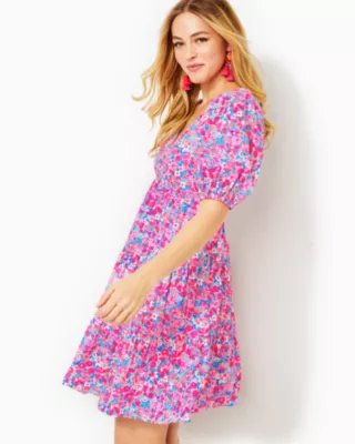 Nalani Short Sleeve Cotton Dress