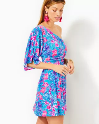 Niki One-Shoulder Romper