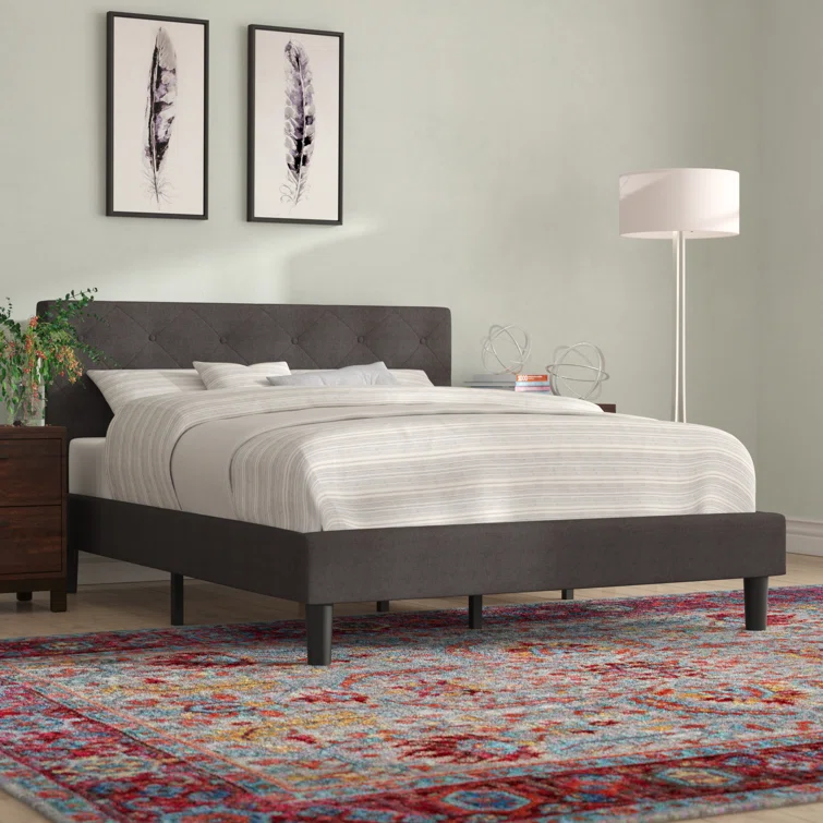 Hester Street Upholstered Bed - B.B.&B. MALL