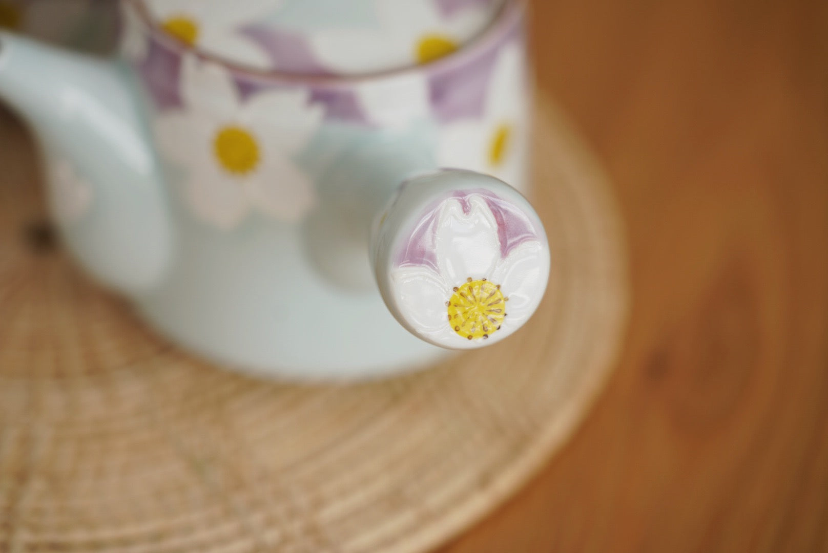 purple sakura teapot suit