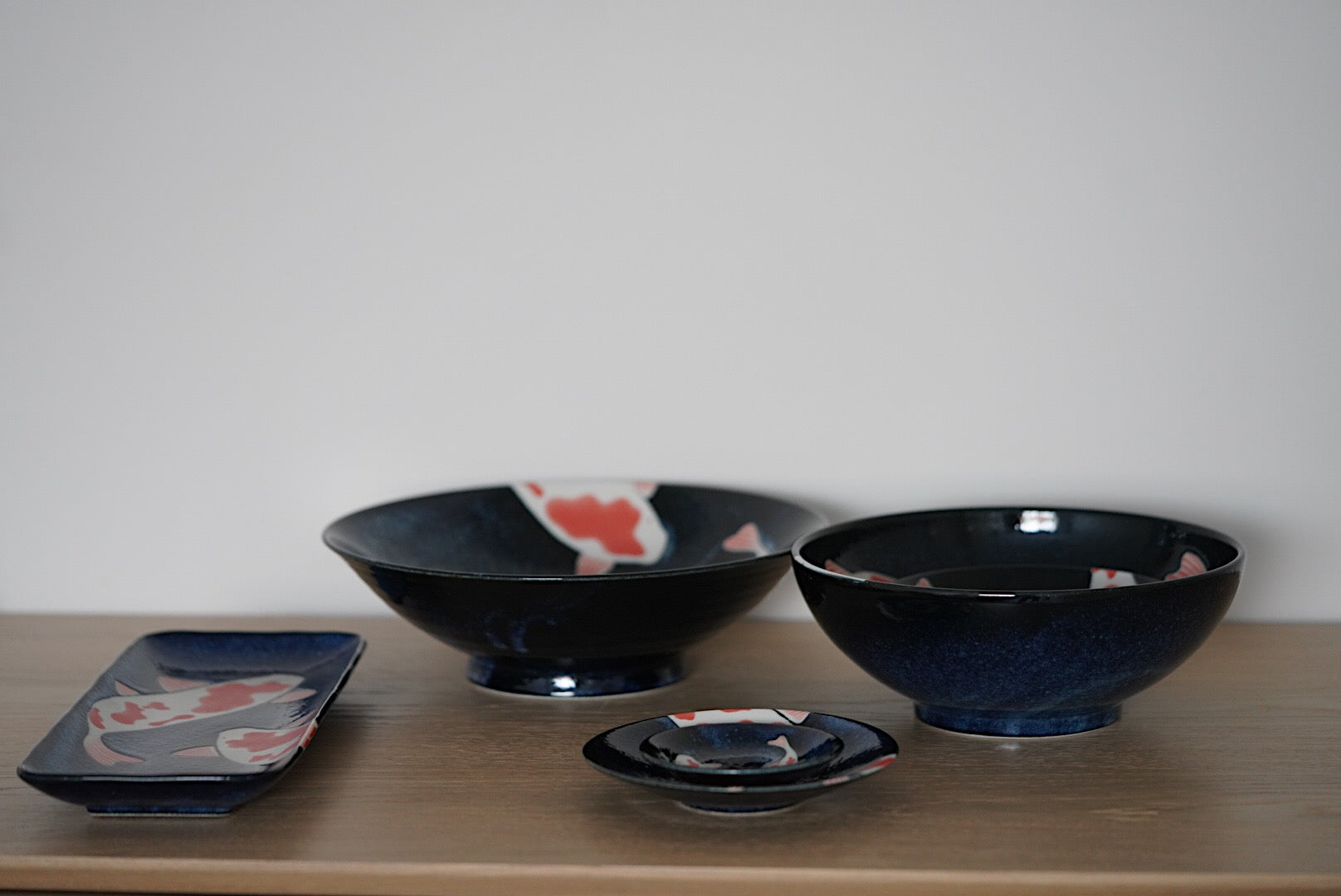 Colored Carp Ramen Bowl Made in Japan
