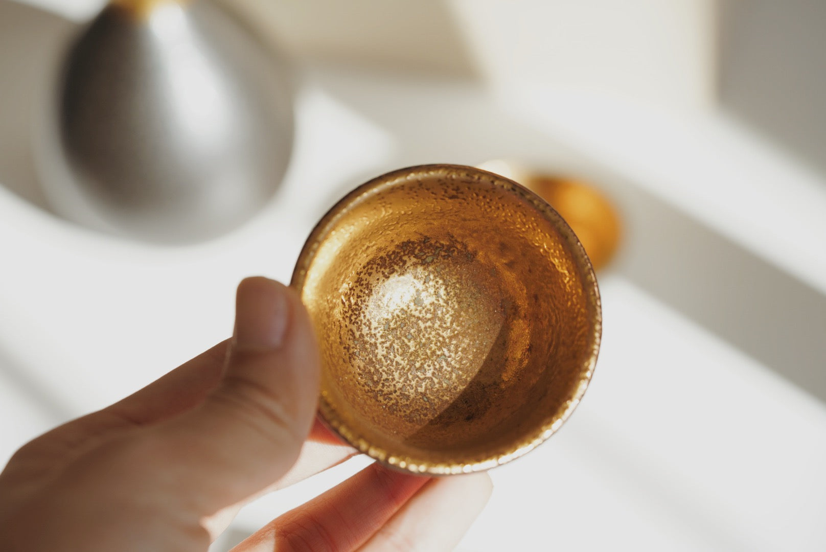 Japan Gold Japanese Sake Cup Sake bottle Tokkuri