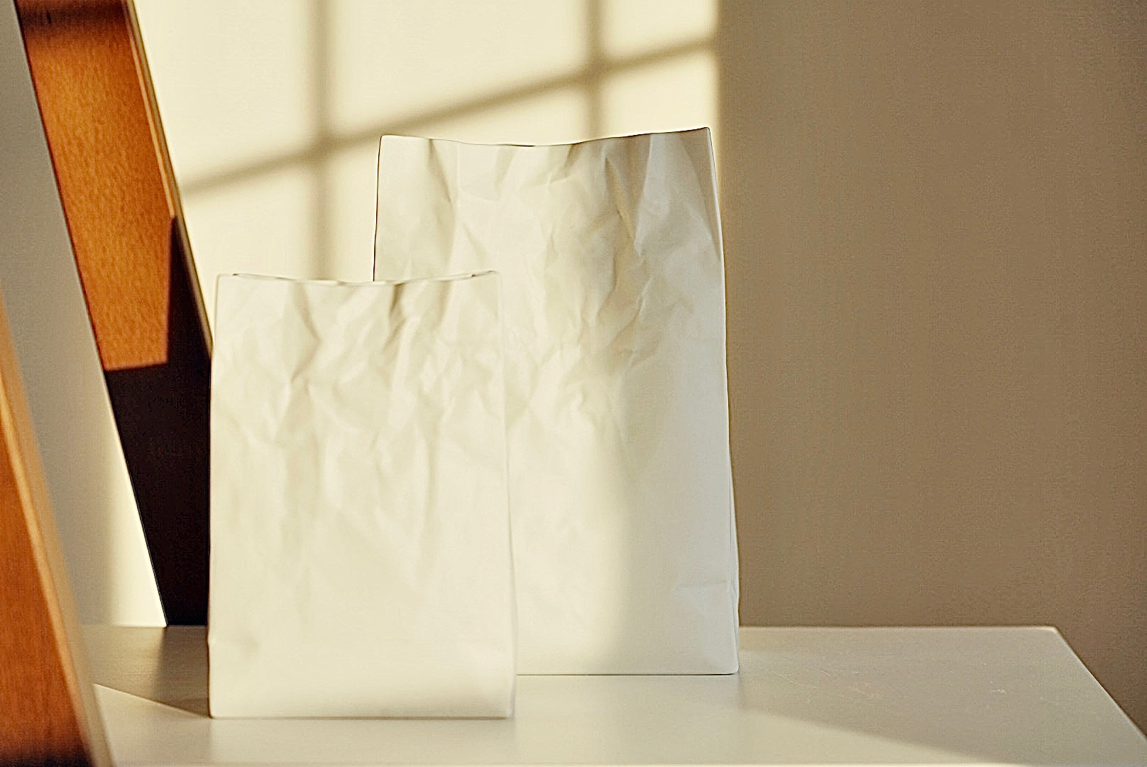 ceramic japan crinkle vase