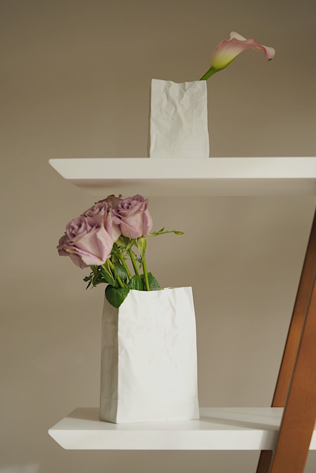 ceramic japan crinkle vase