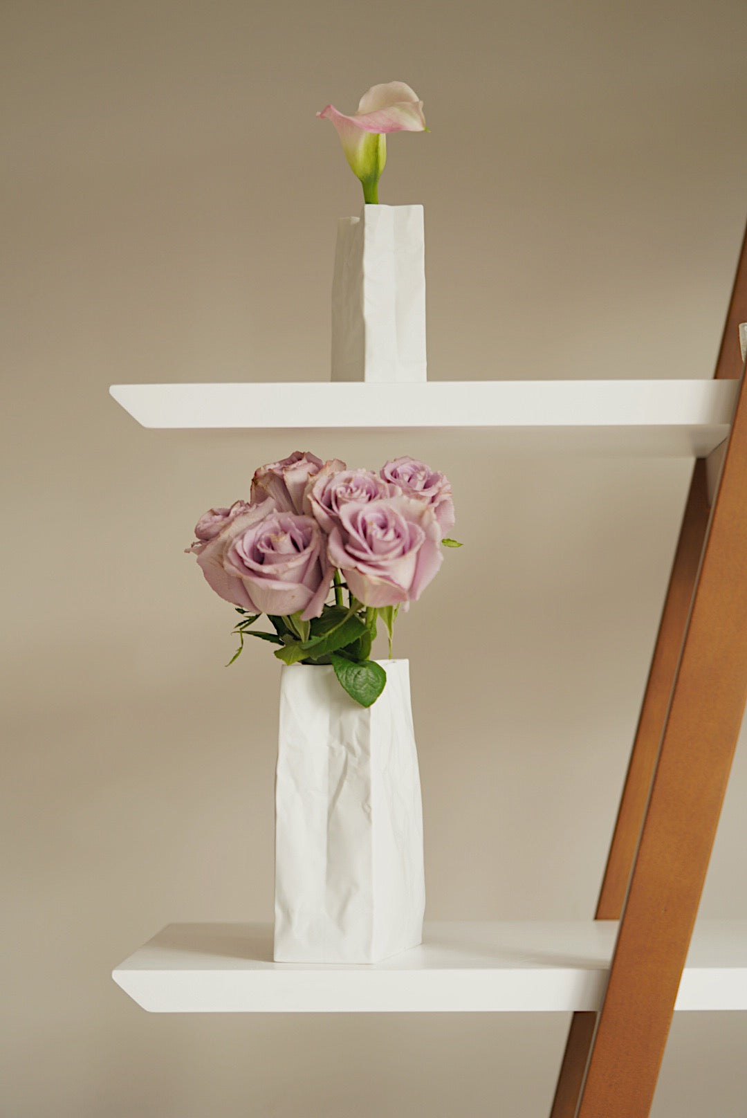 ceramic japan crinkle vase