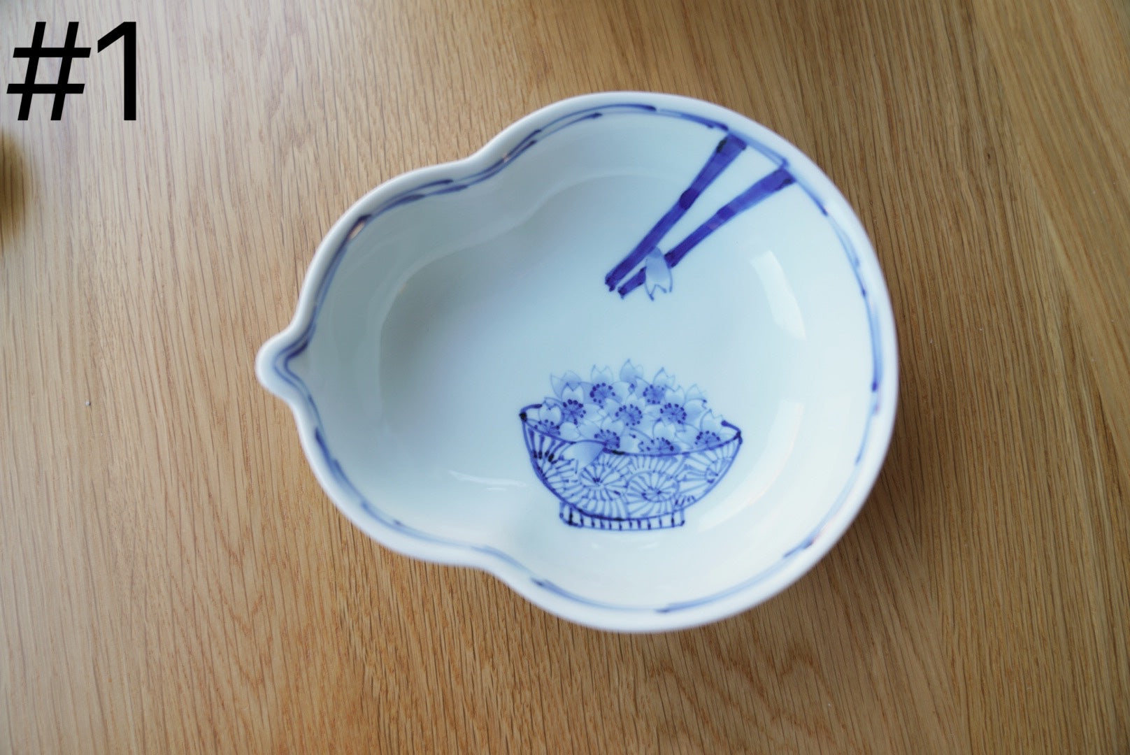 Arita yaki gourd Hand-painted bowl and plate