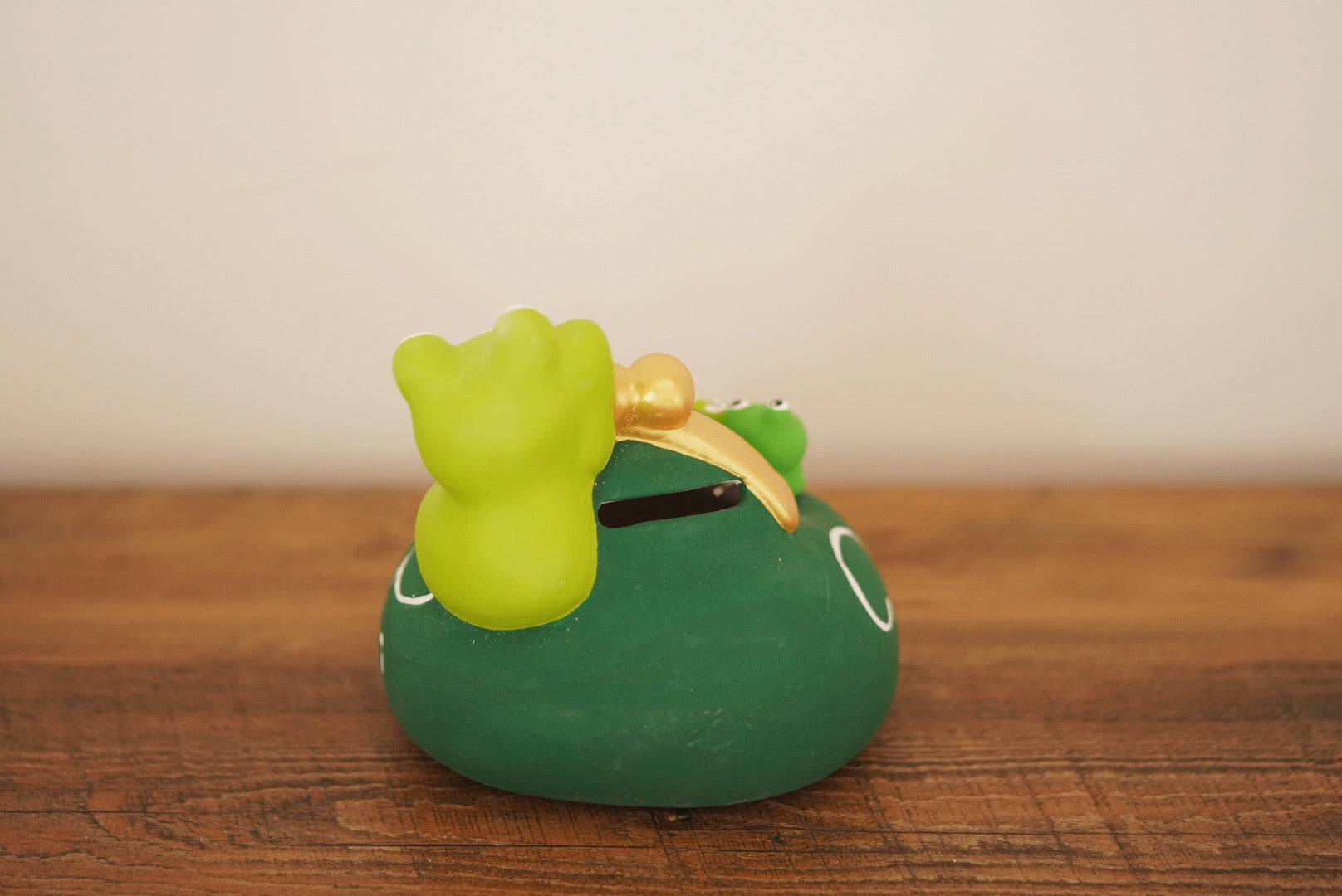 Bag piggy bank Cat and frog