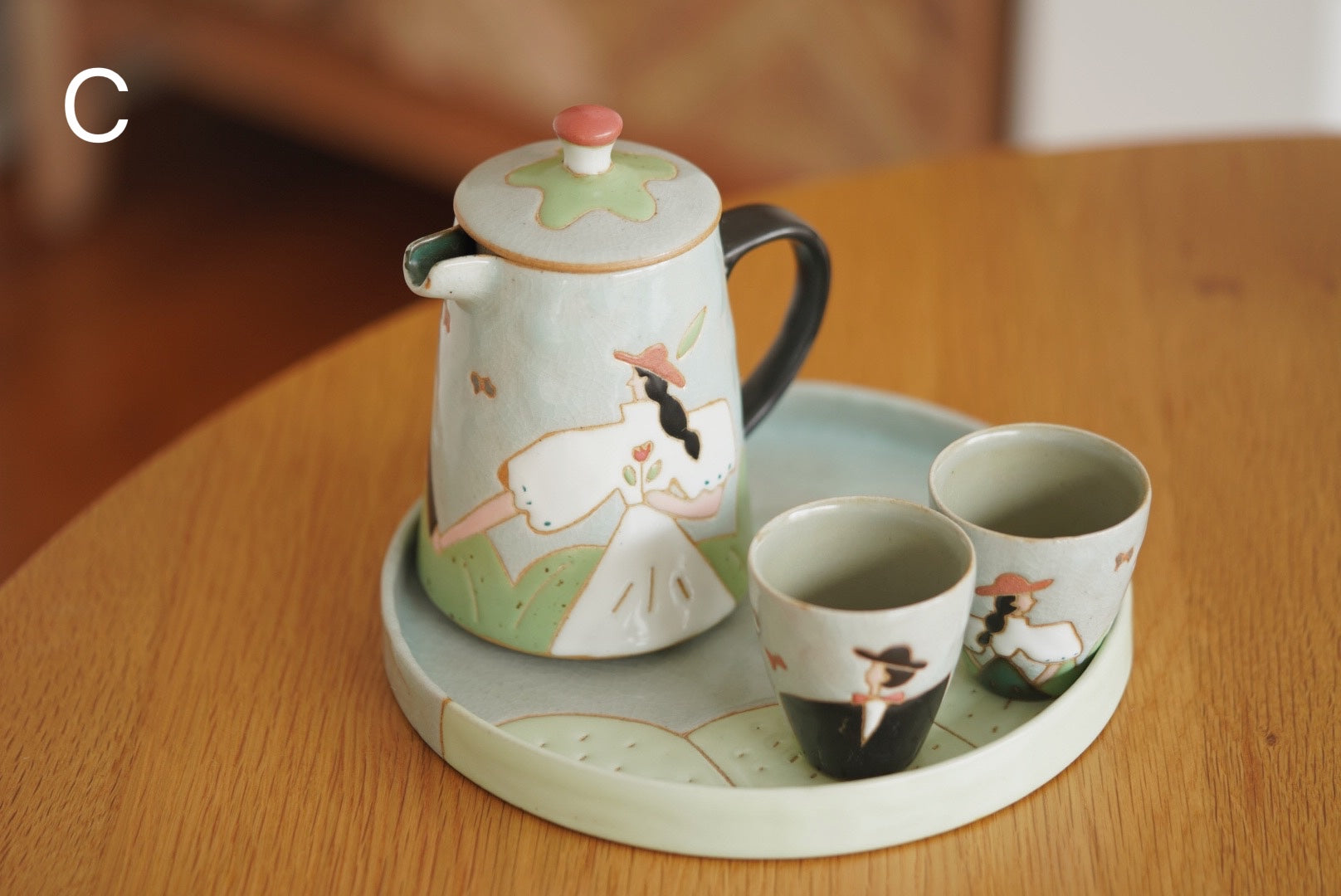 Jingdezhen ceramics  闹米作家 Teapot suit and Milk jug suit