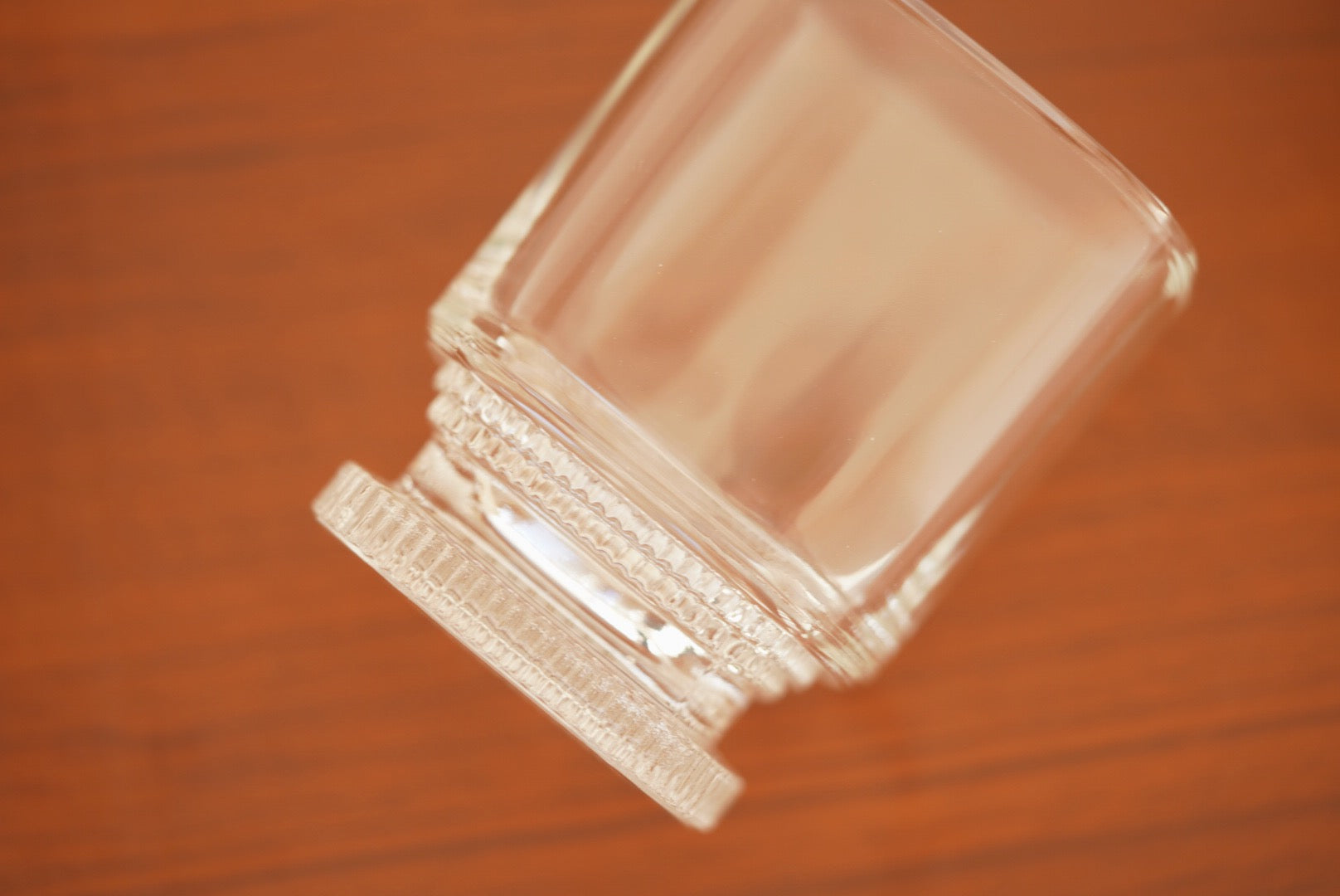 Hirota galss Showa amber cup and goblet