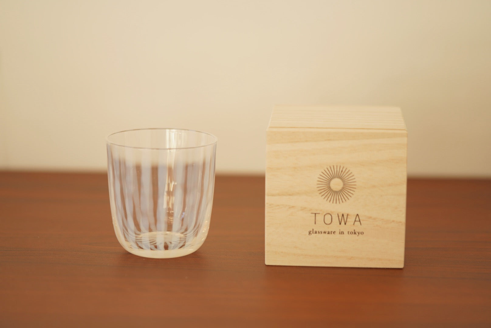 Hirota Glass Taisho Romantic cup and bowl