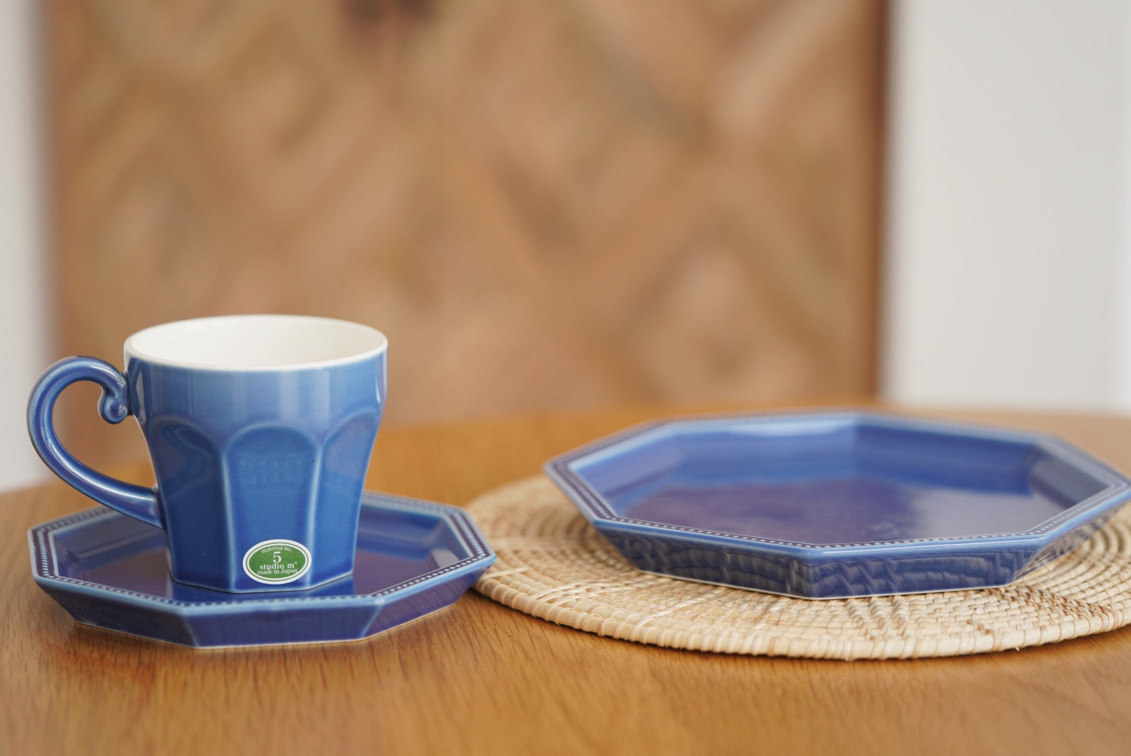 Studio m' Octagonal plate and mug