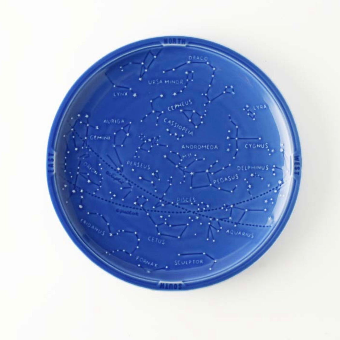 Studio m'star map 23 round plate 