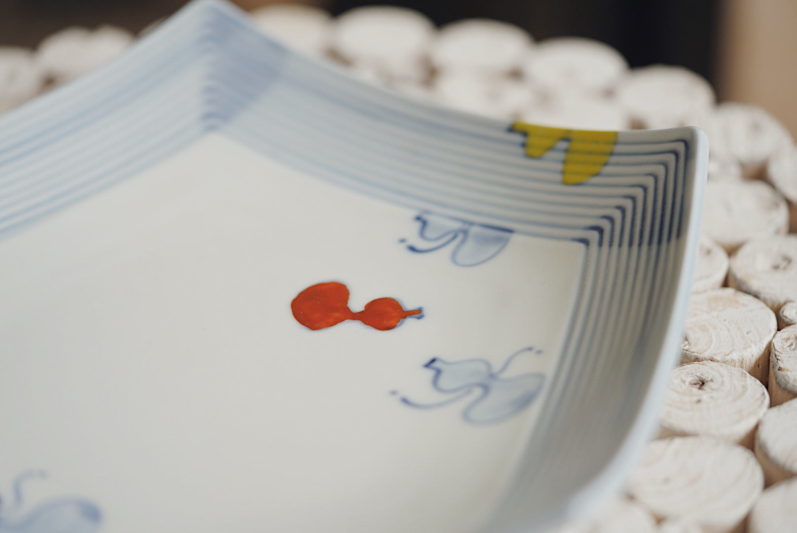 Colour Drawing Gourd plate