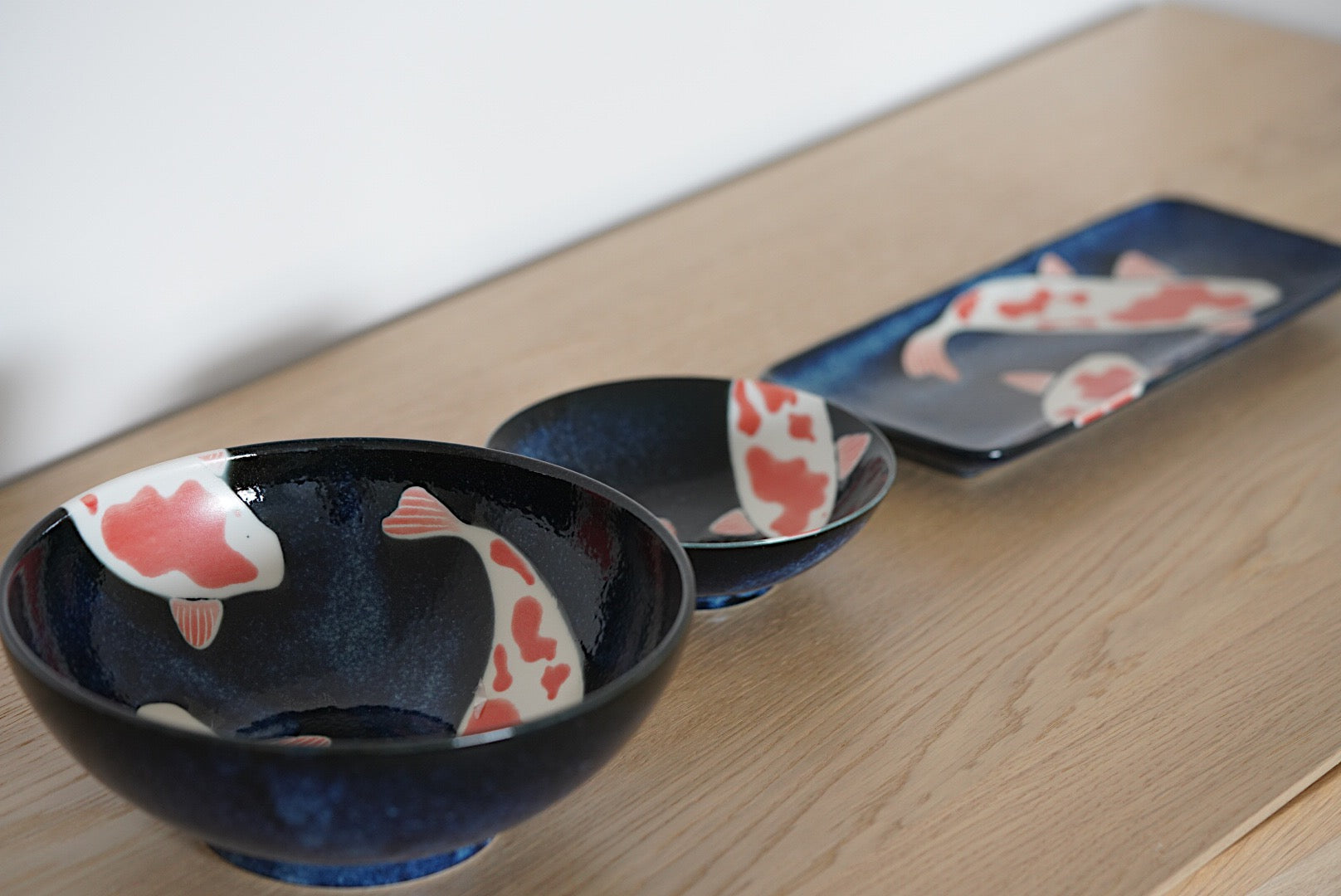 Colored Carp Ramen Bowl Made in Japan