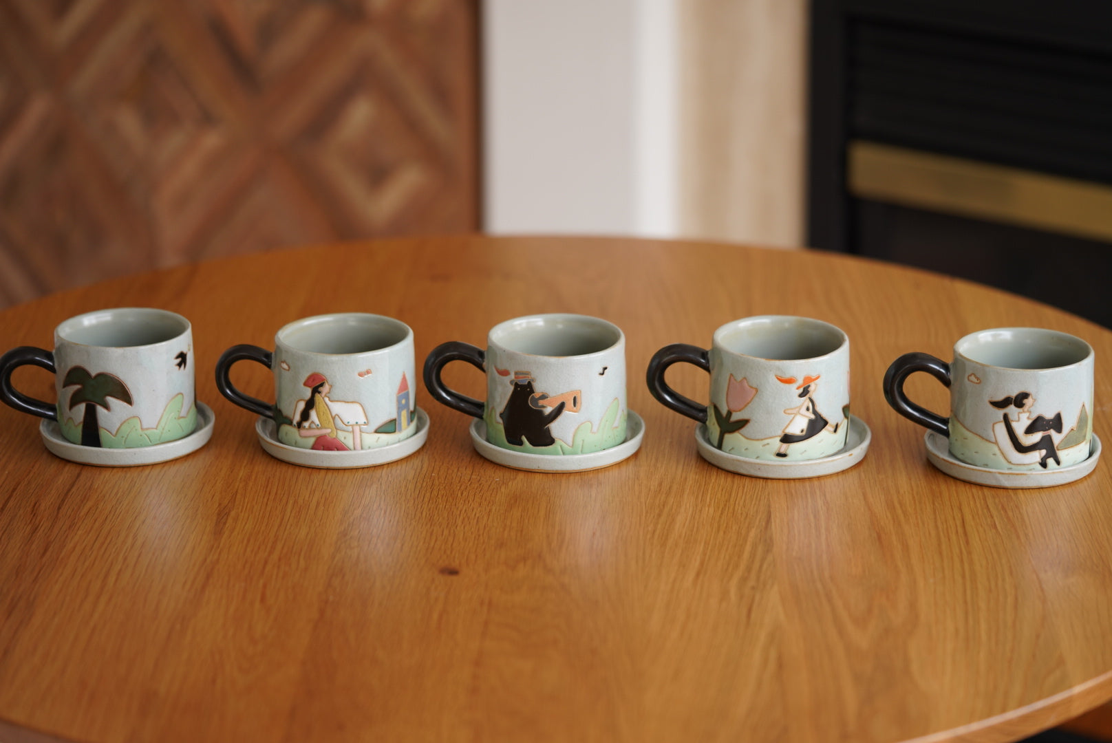 Jingdezhen Coffee cup suit （闹米作家）