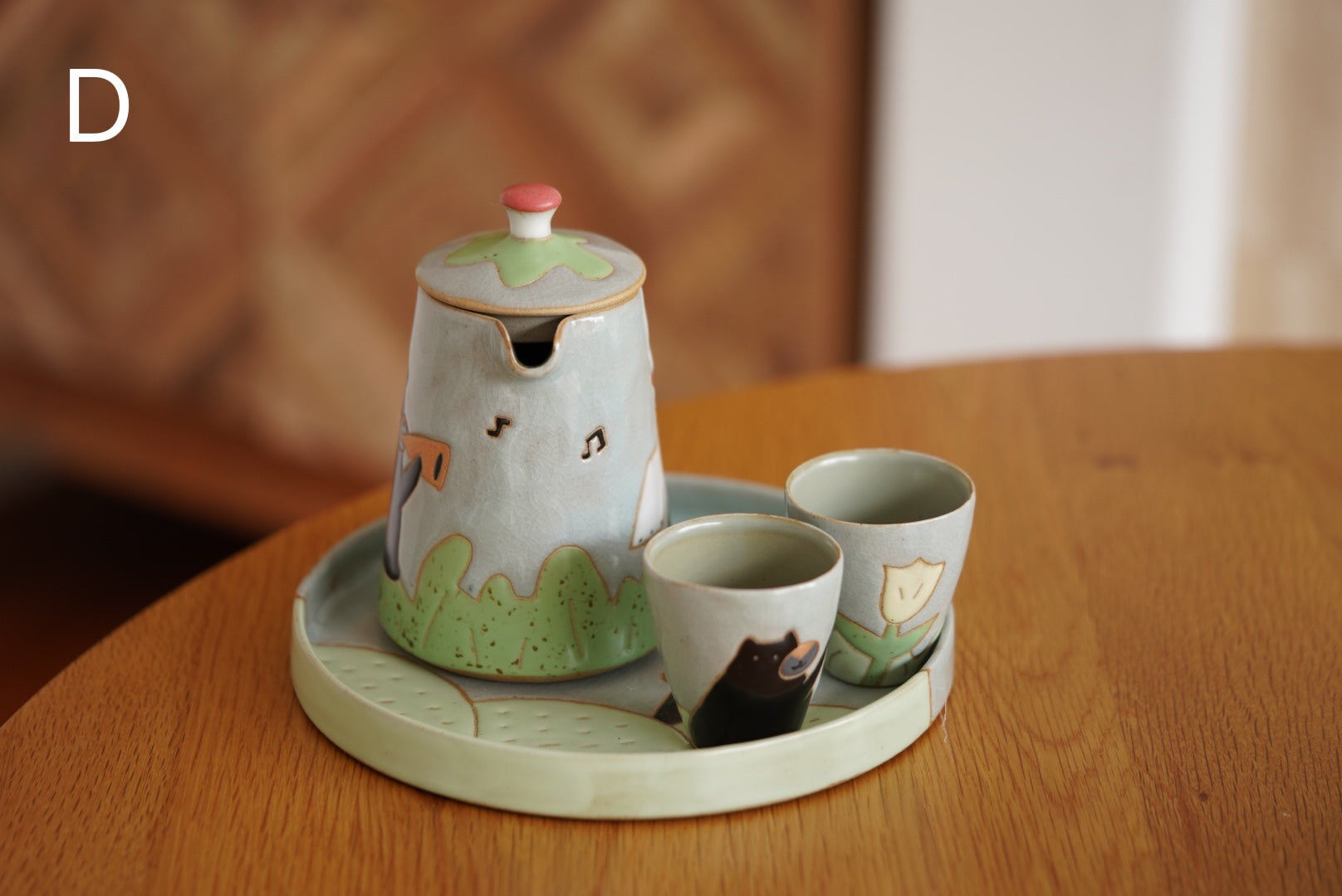 Jingdezhen ceramics  闹米作家 Teapot suit and Milk jug suit