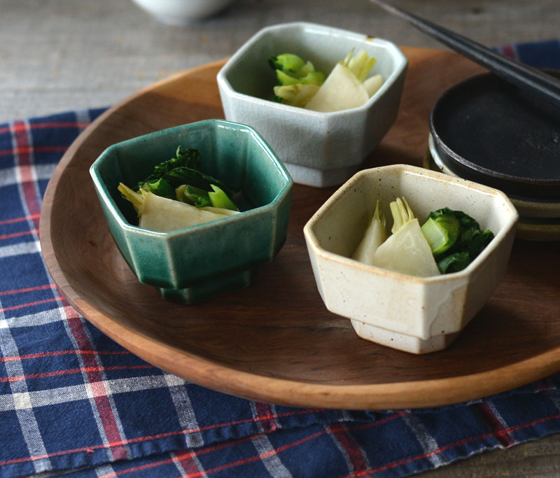 Studio m' Square plate and flower bowl