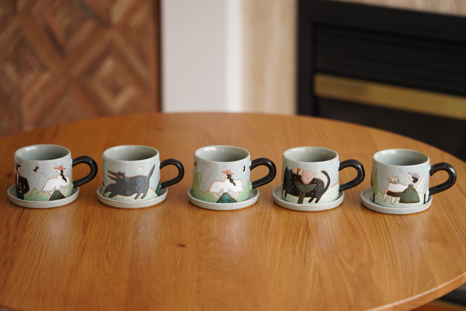 Jingdezhen Coffee cup suit （闹米作家）