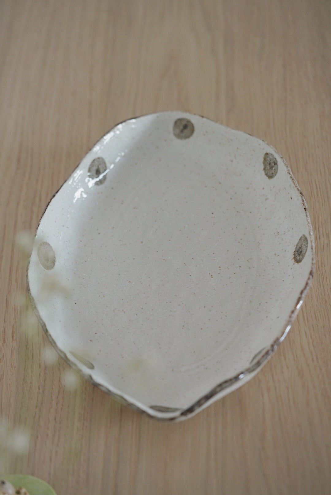 Shui Yu Bai Tang Jing White Plate Bowl series