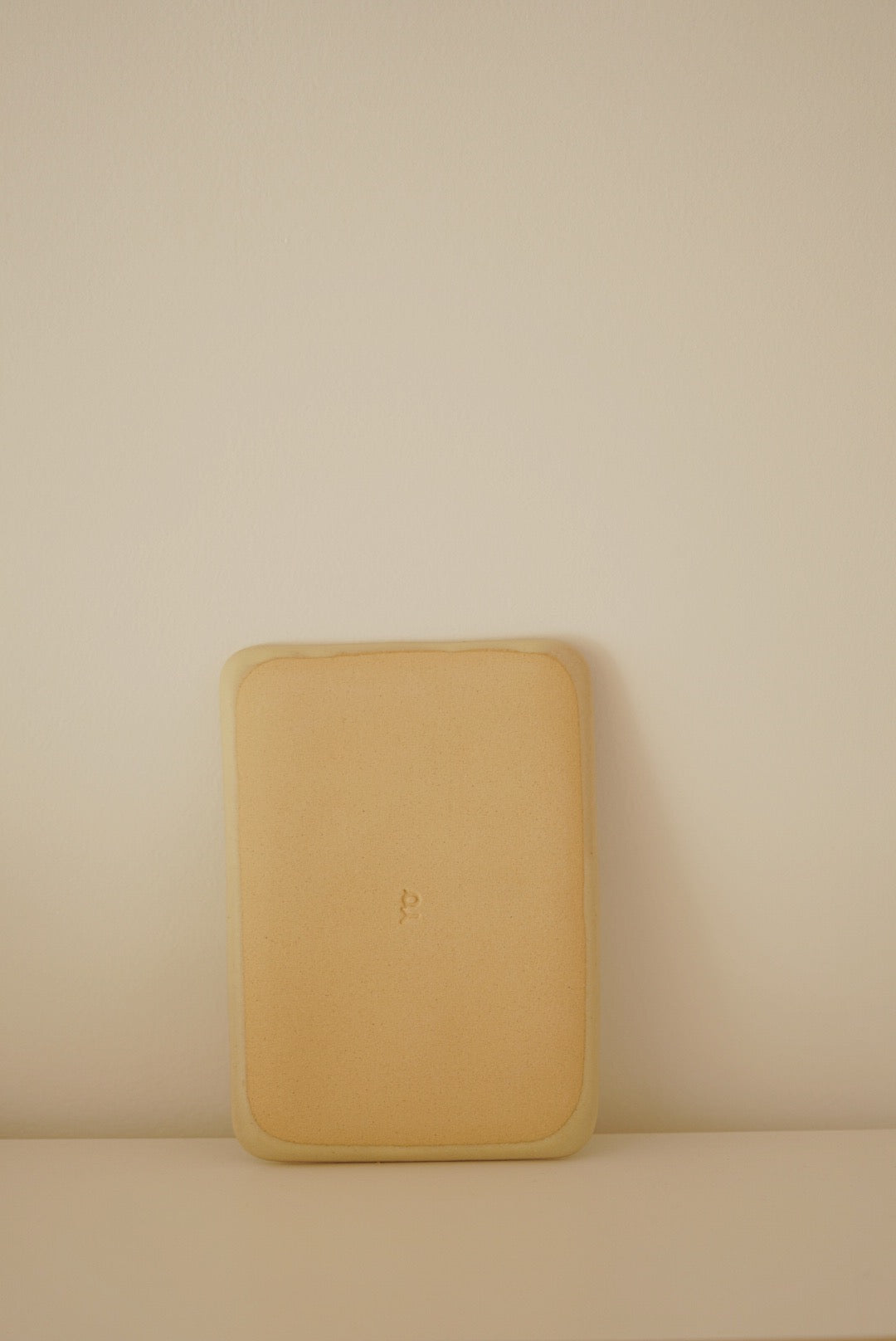 Mashiko yaki Plaine sable plate