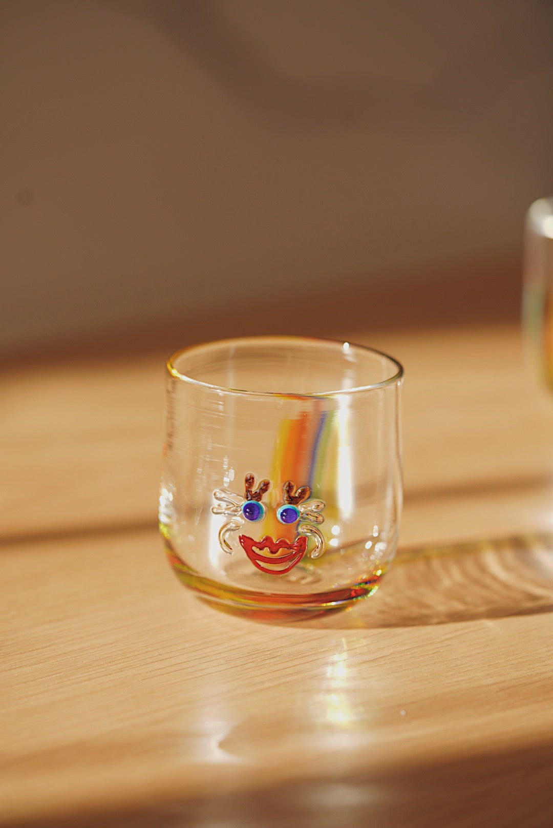 Japanese writer rainbow smiling face cup