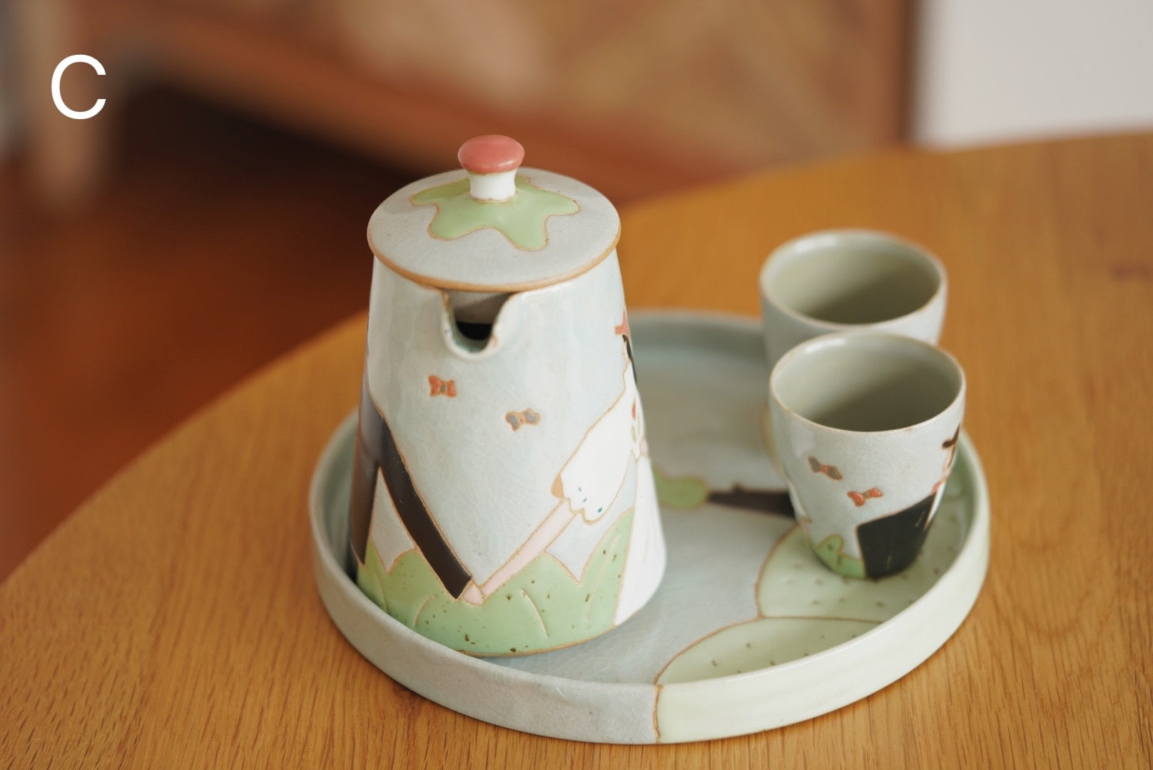 Jingdezhen ceramics  闹米作家 Teapot suit and Milk jug suit