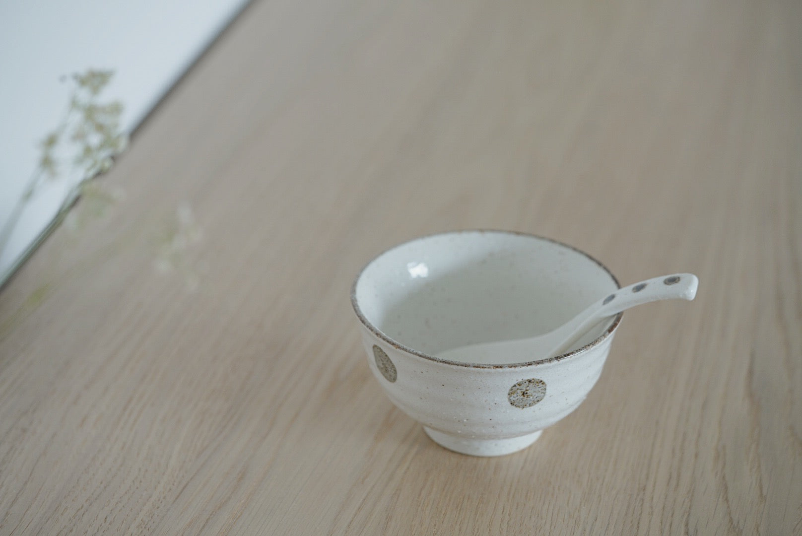 Shui Yu Bai Tang Jing White Plate Bowl series