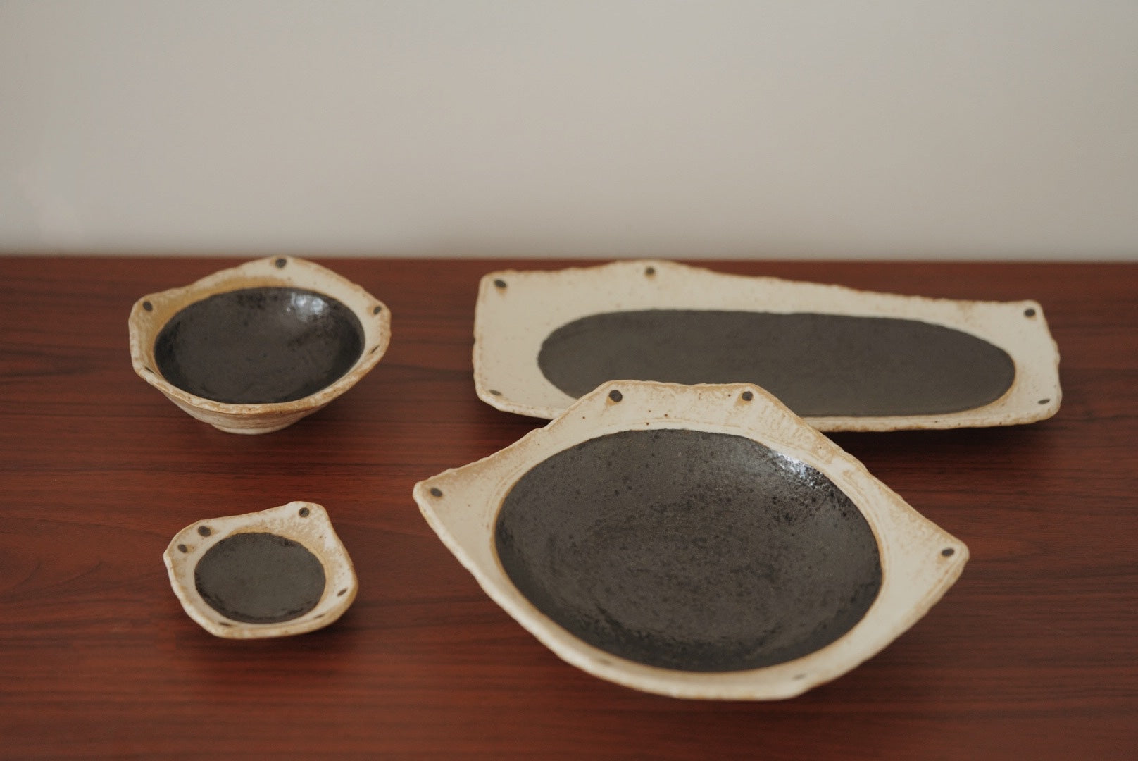 Japanese style black chigiri type