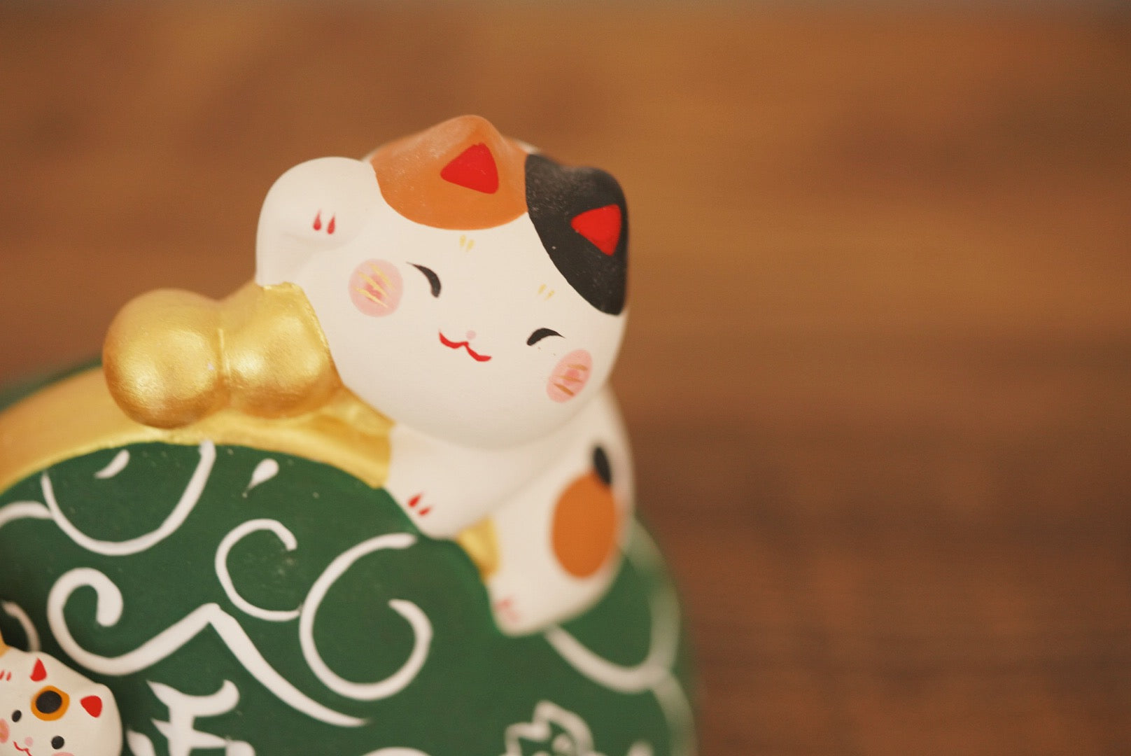 Bag piggy bank Cat and frog