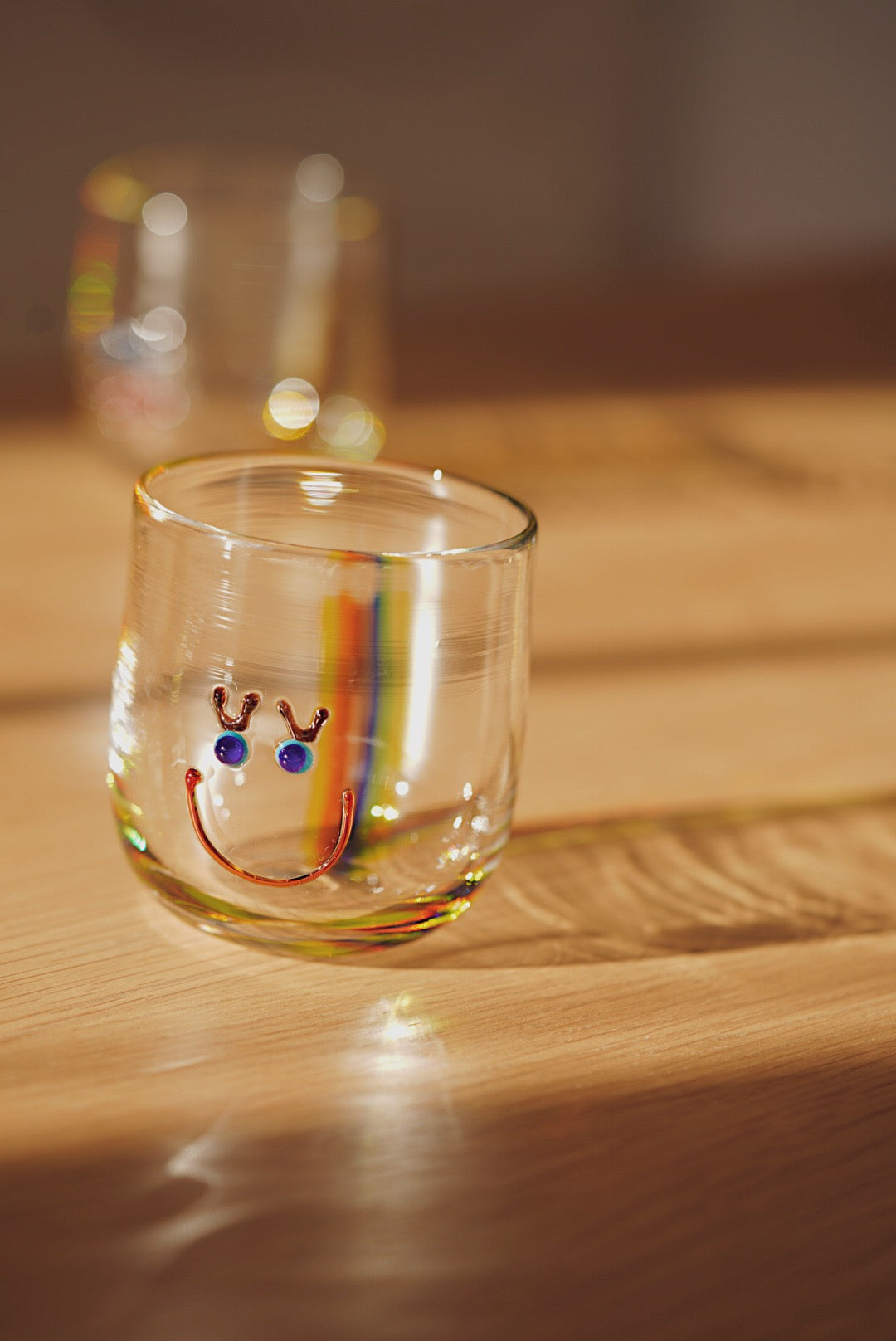 Japanese writer rainbow smiling face cup