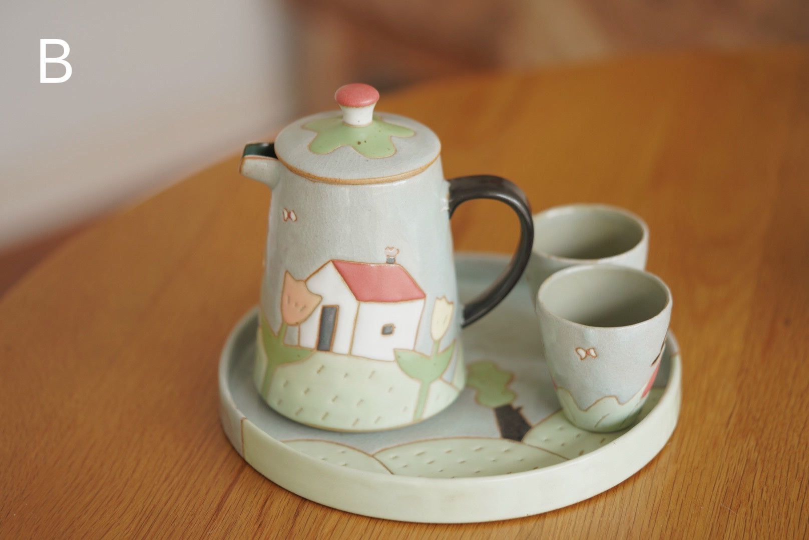 Jingdezhen ceramics  闹米作家 Teapot suit and Milk jug suit